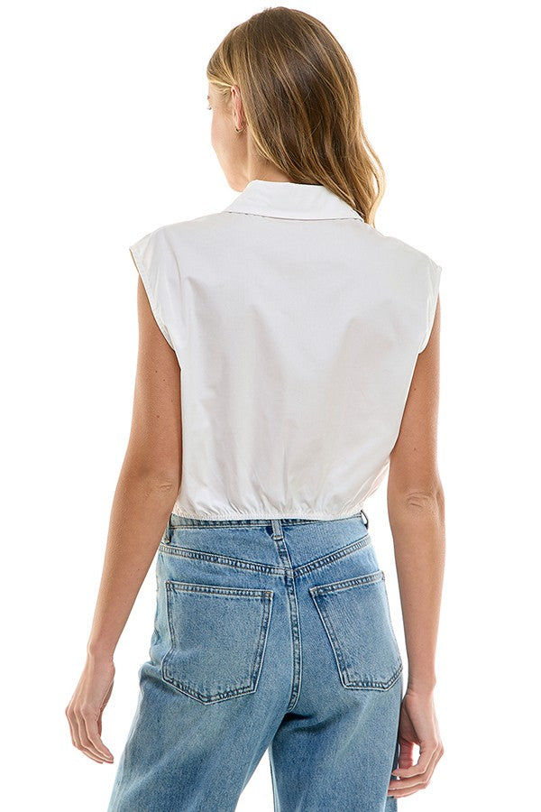 Camisa Crop Top