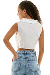 Crop Top Ribetes