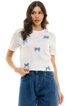 Top Lazos Denim