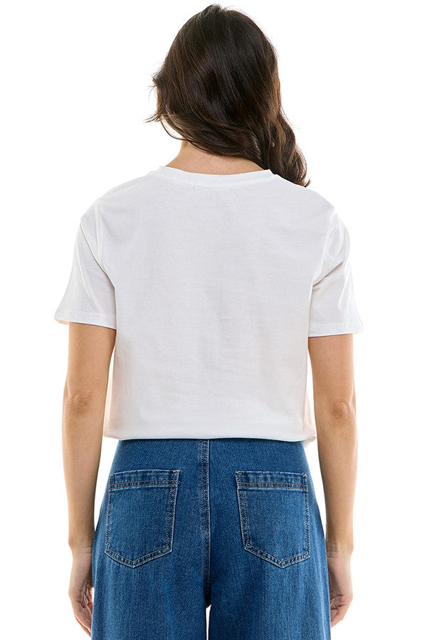 Top Lazos Denim