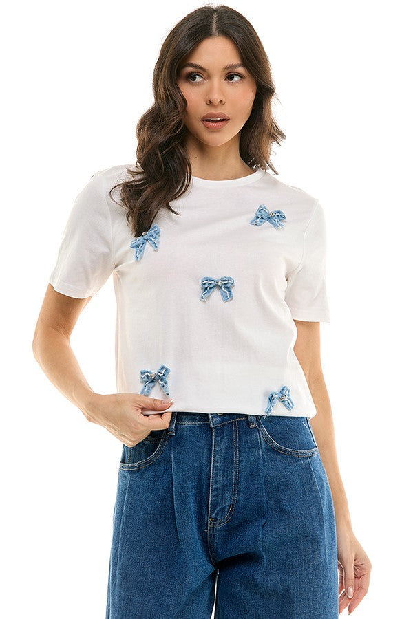 Top Lazos Denim