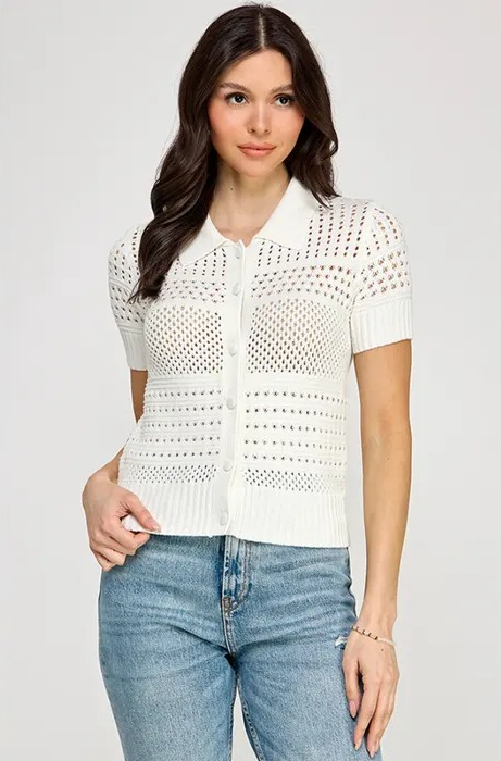 Blusa Crochet