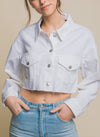 Chaqueta Denim Cropped