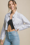 Chaqueta Denim Cropped