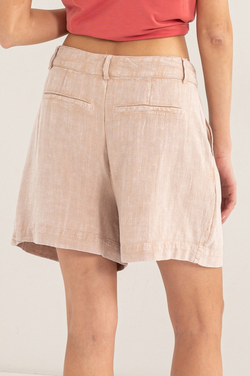 Relaxed Wash Shorts