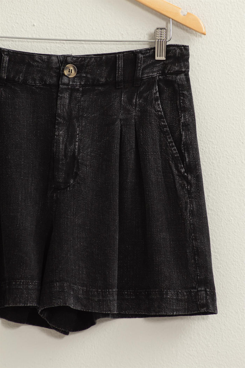 Relaxed Wash Shorts