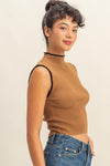 Top Knit Contrast