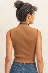 Top Knit Contrast