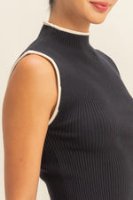 Top Knit Contrast