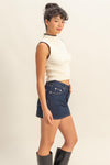 Top Knit Contrast