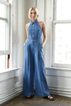 Jumpsuit Denim Halter