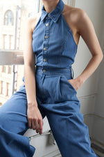 Jumpsuit Denim Halter