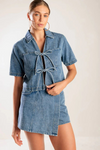 Chaqueta Denim Lazos