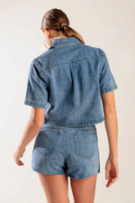 Chaqueta Denim Lazos