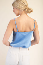Top Tiras Satín