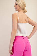 Top Tiras Satín