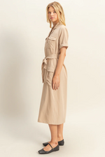 Vestido Cargo Camisero