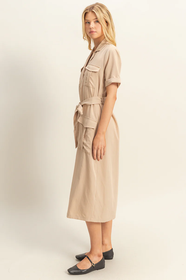 Vestido Cargo Camisero