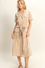 Vestido Cargo Camisero