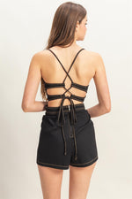 Romper Denim Cruzado