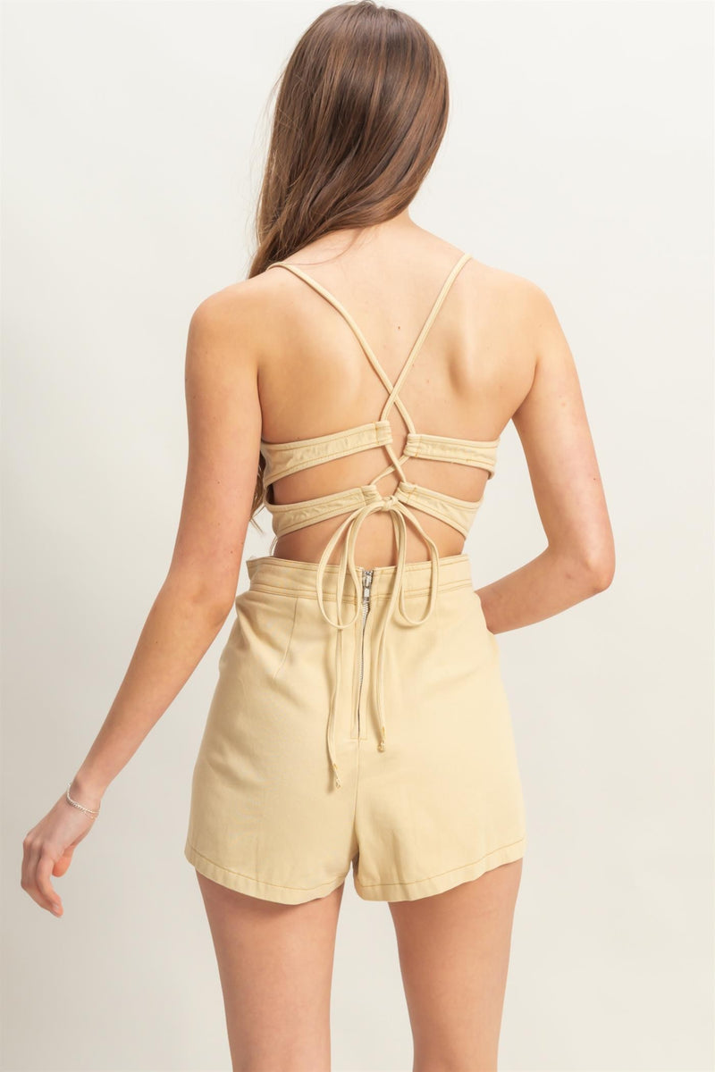 Romper Denim Cruzado