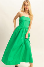 Vestido Midi Strapless
