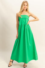 Vestido Midi Strapless