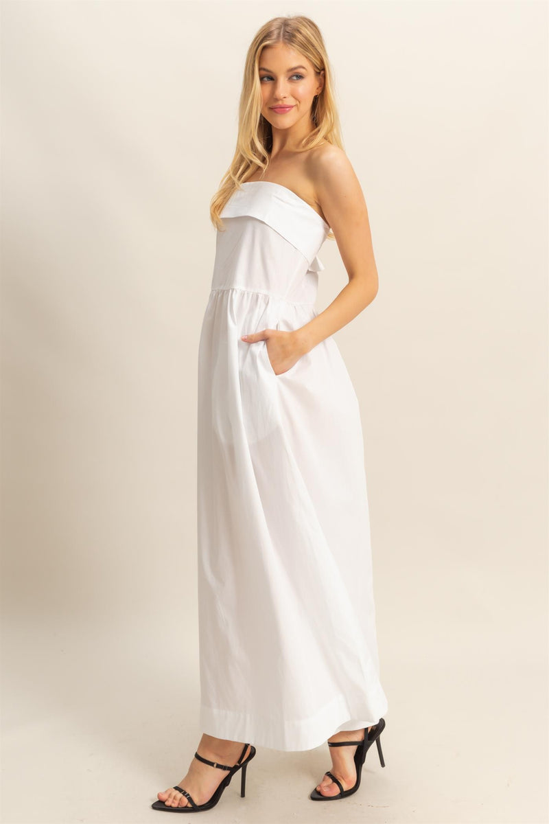 Vestido Midi Strapless