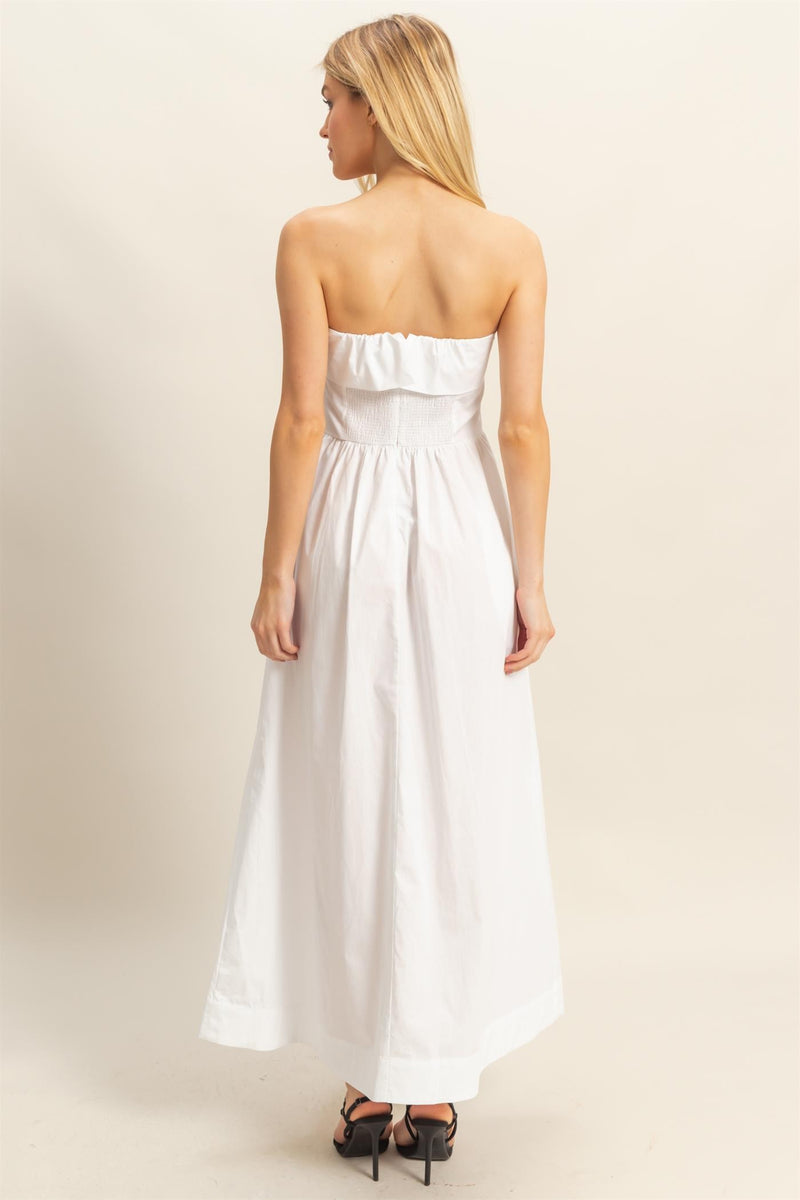 Vestido Midi Strapless