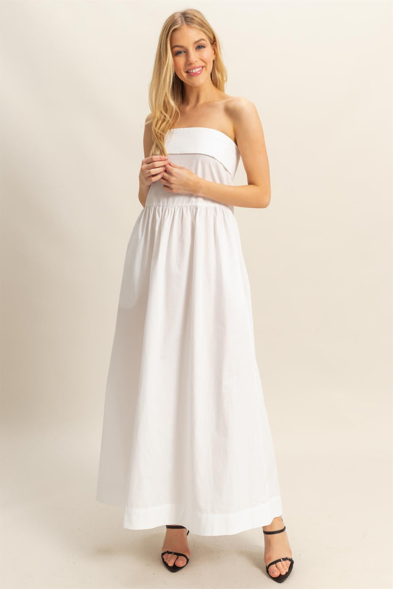 Vestido Midi Strapless