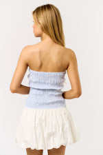 Vestido Smock Strapless