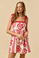 Vestido Lazo Floral