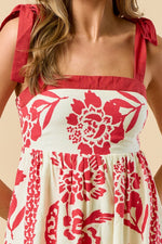 Vestido Lazo Floral