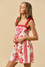 Vestido Lazo Floral