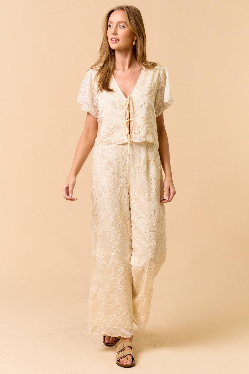 Pantalón Bordado