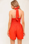 Romper Halter Cut-Out