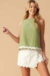 Blusa ZigZag Trim