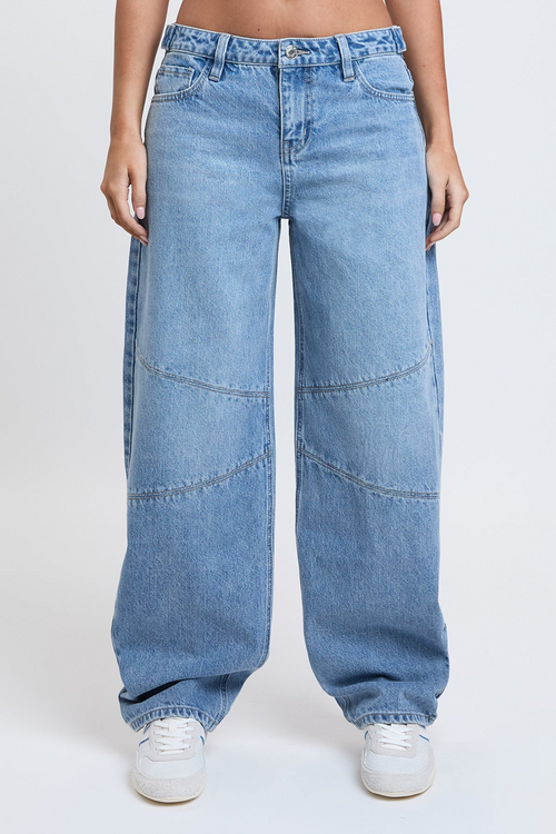 Jean Moto Barrel - YMI