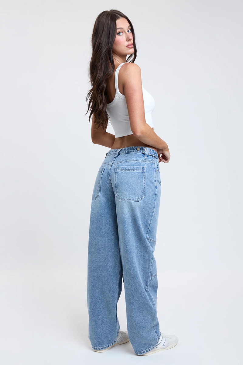 Jean Moto Barrel - YMI