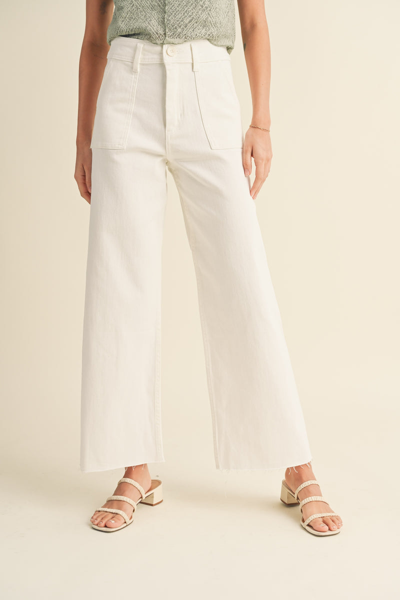 Cotton Wide Pant