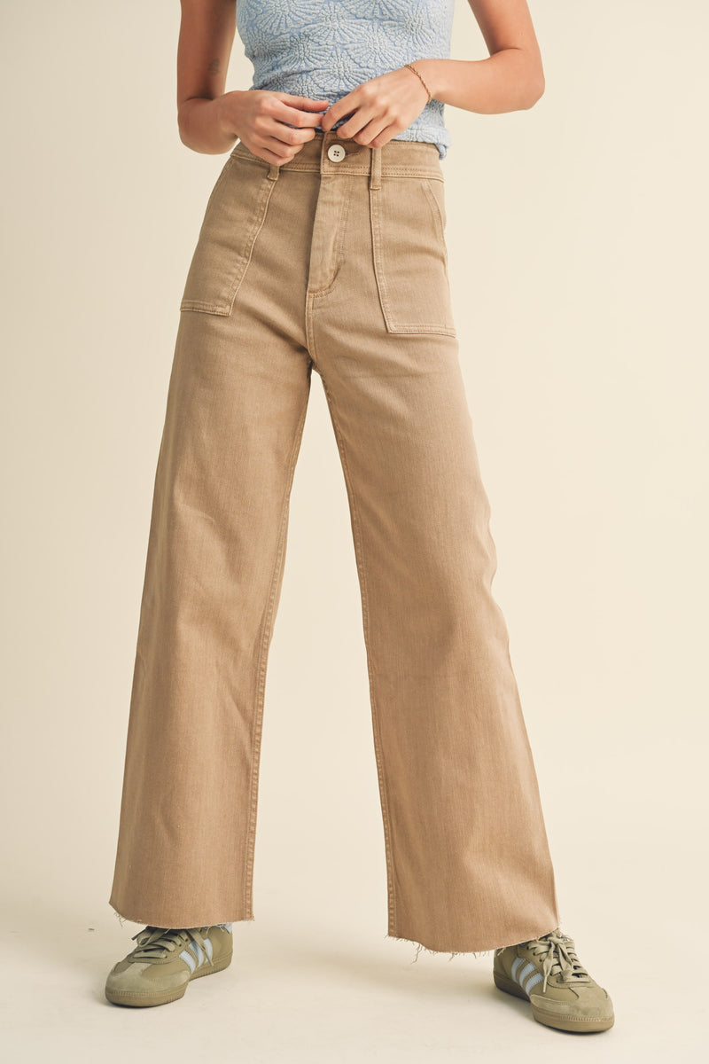 Cotton Wide Pant