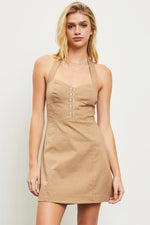 Vestido Halter Bustier