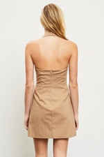 Vestido Halter Bustier