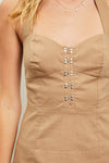 Vestido Halter Bustier