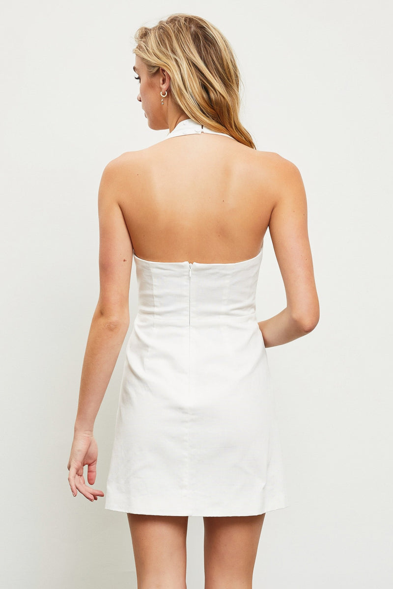 Vestido Halter Bustier