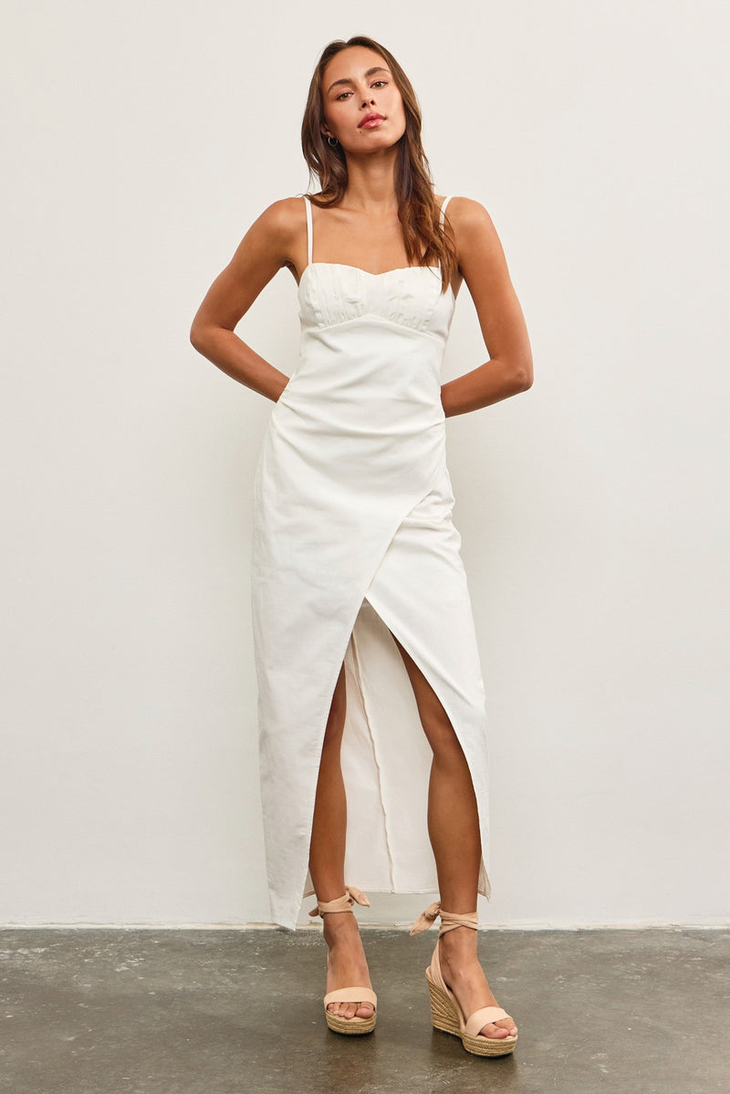 Vestido Midi Liso