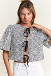 Blusa Vichy Tie