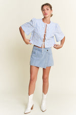 Blusa Vichy Tie
