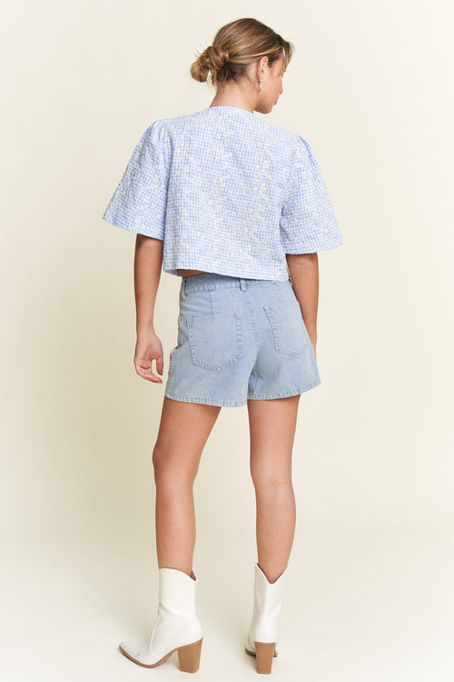 Blusa Vichy Tie