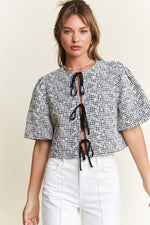 Blusa Vichy Tie